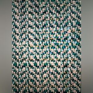 Thibaut Ashbourne Tweed fabric in Teal sold $123 per yard